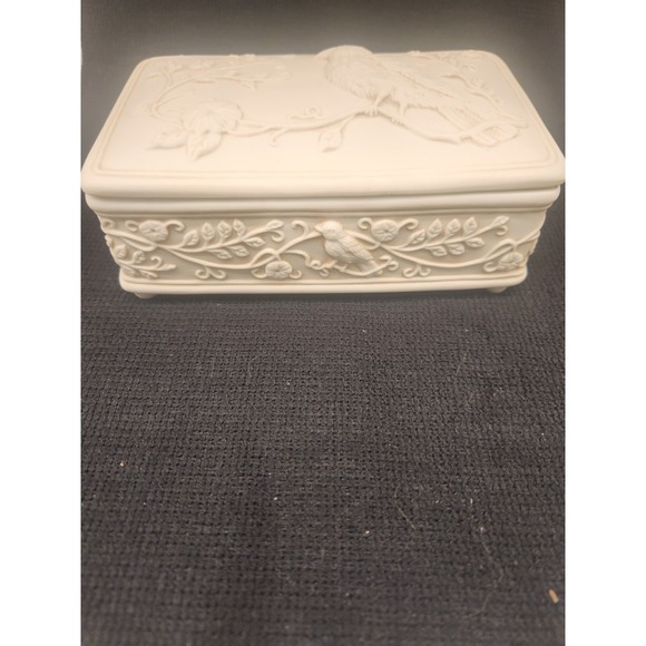 Vintage 2003 Sparrows Club Porcelain‎ Bird Music Trinket Box Plays "Ode to Joy" - Picture 3 of 13